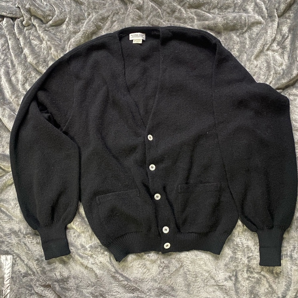 Tuttle golf alpaca Cardigan Sweater Large